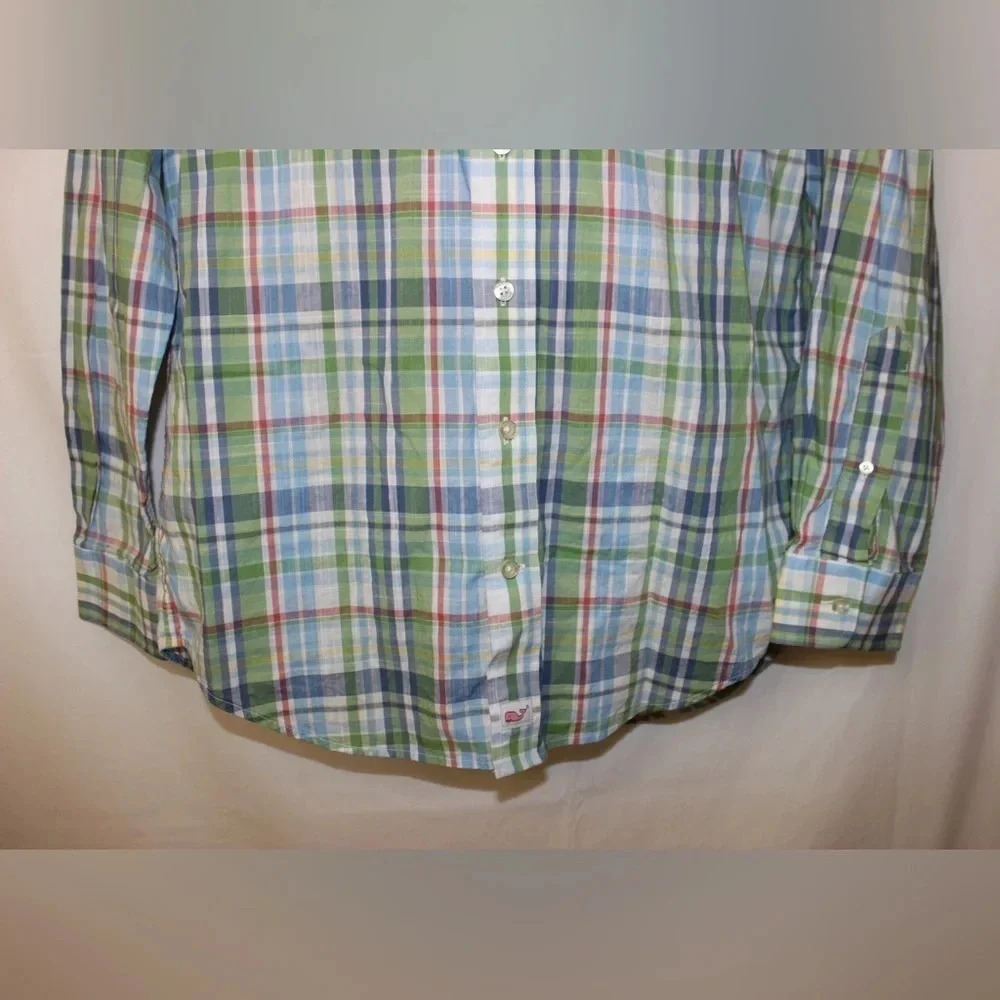 Men’s Vineyard Vines Classic Fit Murray Long Sleeve Button Down Shirt Size Med - Picture 4 of 13